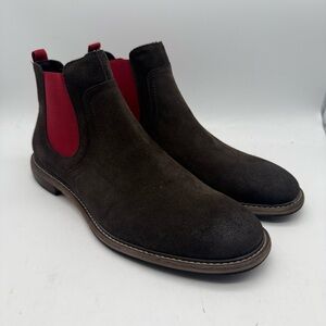 BRAND NEW Nordstrom The Rail Kingston Chelsea Boot Brown Suede Sz 44 EU/11 US